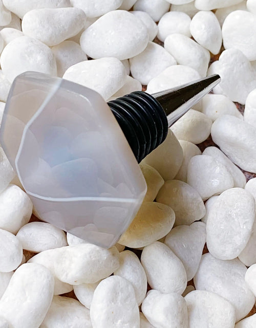 Load image into Gallery viewer, Soho Lounge Hexagon Stone Wine Stopper
