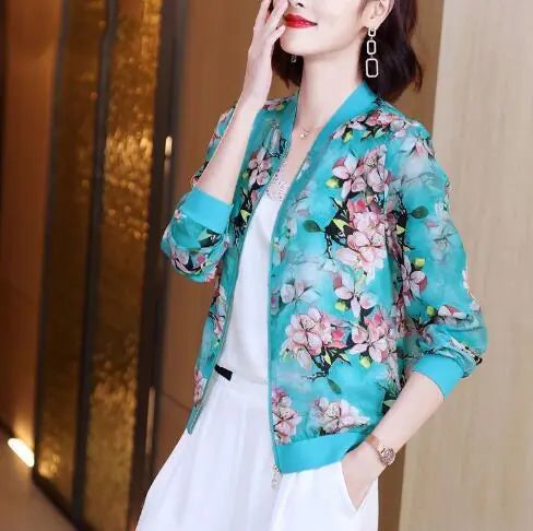 Printed Jacket Coat
