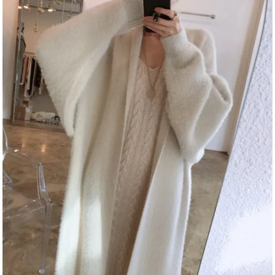 Cardigan en fourrure