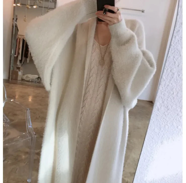 Cardigan en fourrure