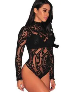 Ensemble de Lingerie Body Transparent Sexy