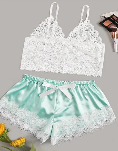 Load image into Gallery viewer, Lace Lingerie Set for Seductive Bedroom Wear
