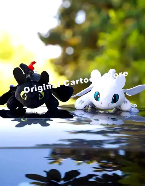 Load image into Gallery viewer, Original Car Roof Teeth Flying Dragon Plush Toy Doll Ornaments Car Accessories Trunk Decorate Motorcycle Helmet Accessories
