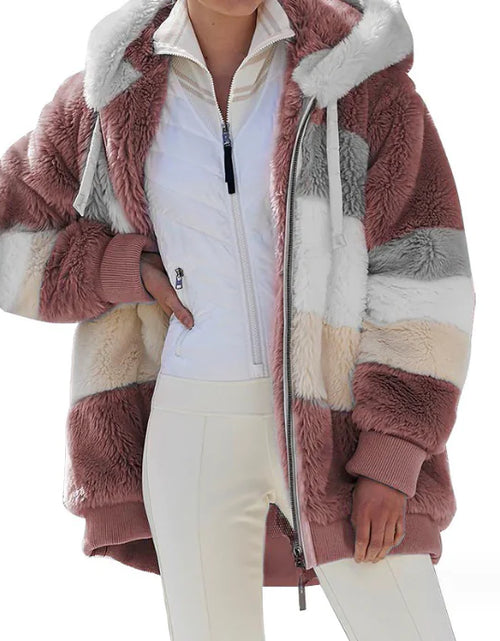 Load image into Gallery viewer, Women's Loose Hooded Jacket
