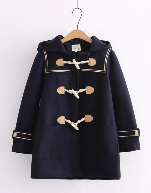 Load image into Gallery viewer, Cute Hooded Loose Fitting Jacket
