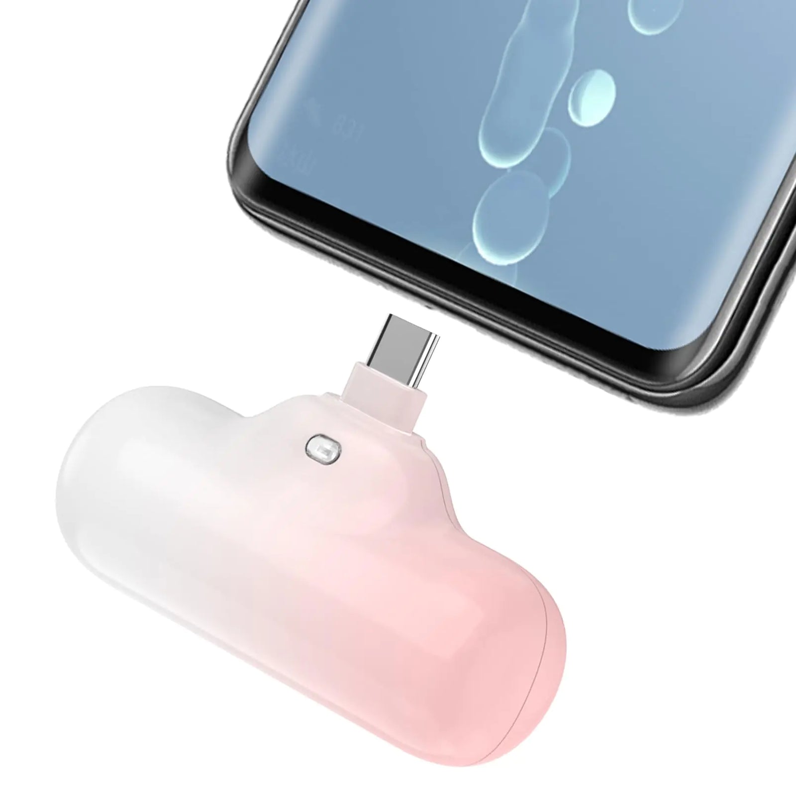 Cargador portátil ultracompacto USB C - Batería externa pequeña de carga rápida de 4000 mAh para Android Cargador de teléfono externo para Samsung Galaxy S24 Ultra/Z Flip/Z Fold/Google, etc.