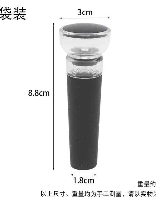 Load image into Gallery viewer, Transparent Vacuum Wine Stopper for Preservation
