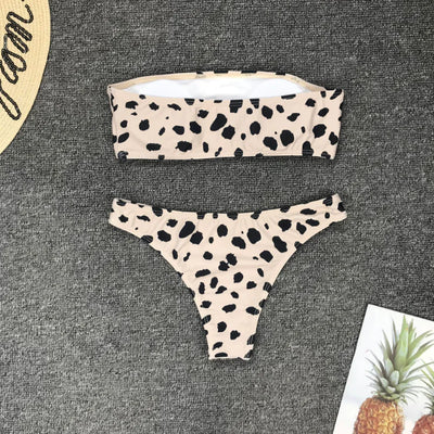 Leopard Print Bikini Swimwear