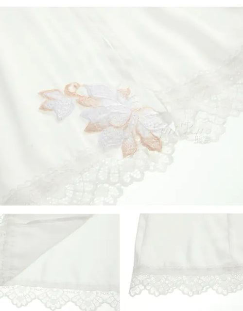 Load image into Gallery viewer, Lace Lingerie Nightwear Cami Dress with Side Split
