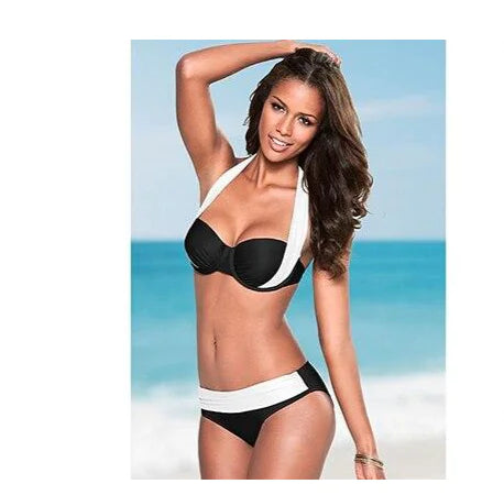 Load image into Gallery viewer, Bikini, Women&#39;s Swimsuit, Backless Swimwear
