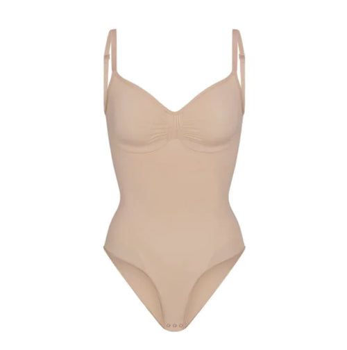 Load image into Gallery viewer, High Elastic Seamless Shapewear Jumpsuit with Sling and Open Back
