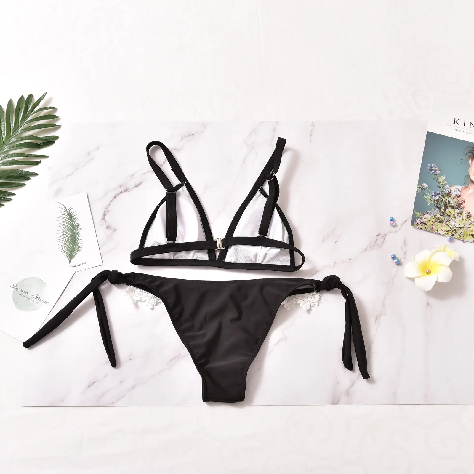 Lace Bikini Swimwear Set