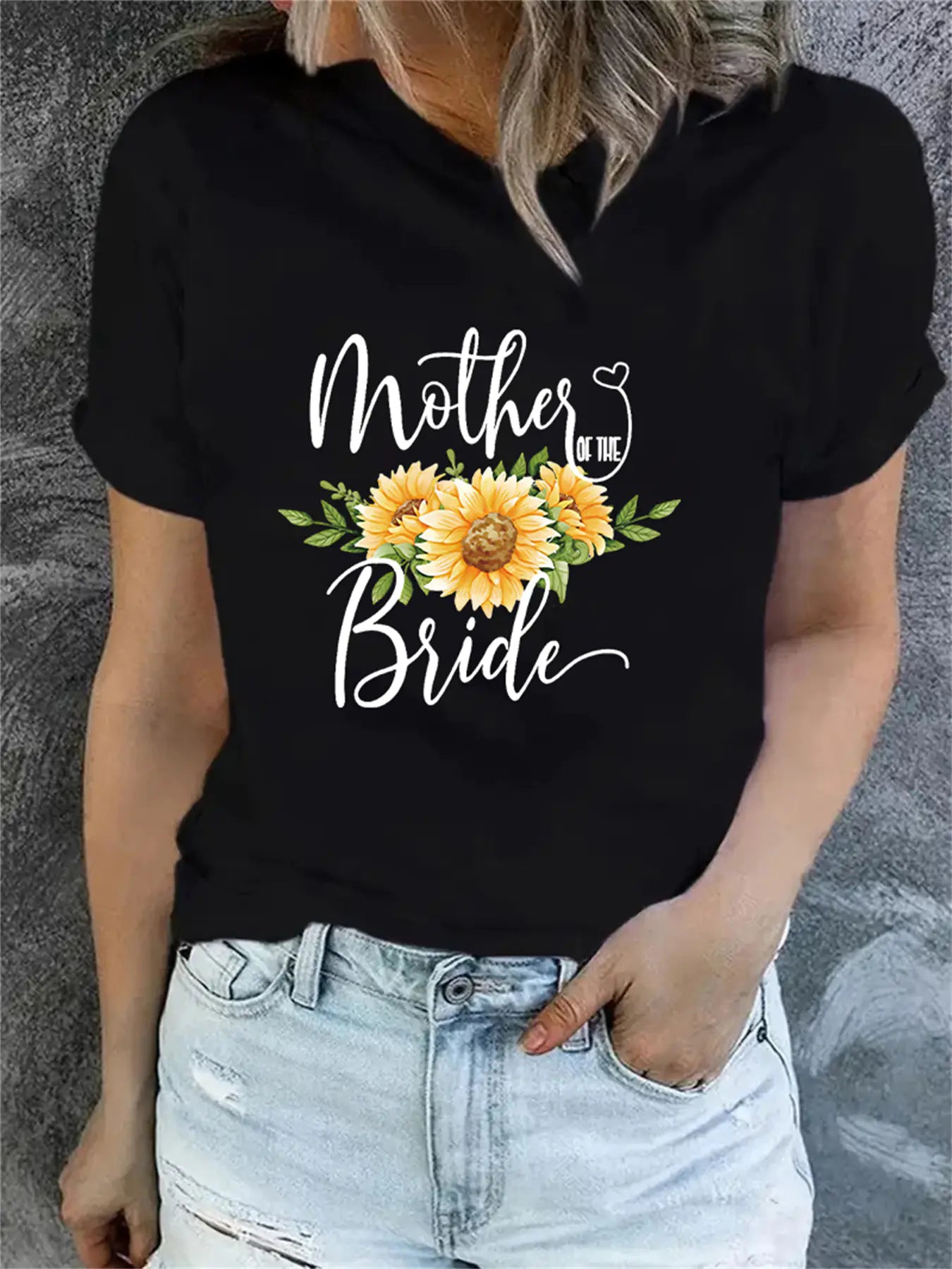 Plain Print Matching Family Short Sleeve T-Shirts