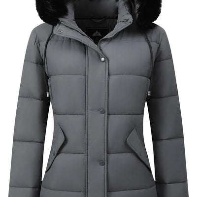 GOLDLADY Womens Warm Winter Coat Waterproof Long Puffer Jacket Thickened Down Jacket