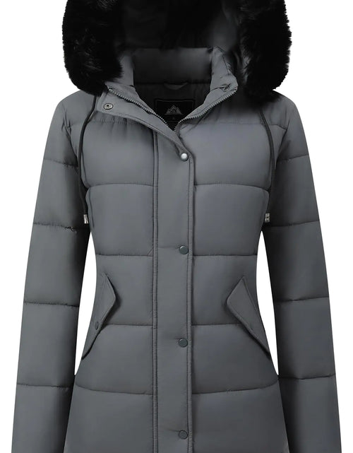 Load image into Gallery viewer, GOLDLADY Womens Warm Winter Coat Waterproof Long Puffer Jacket Thickened Down Jacket
