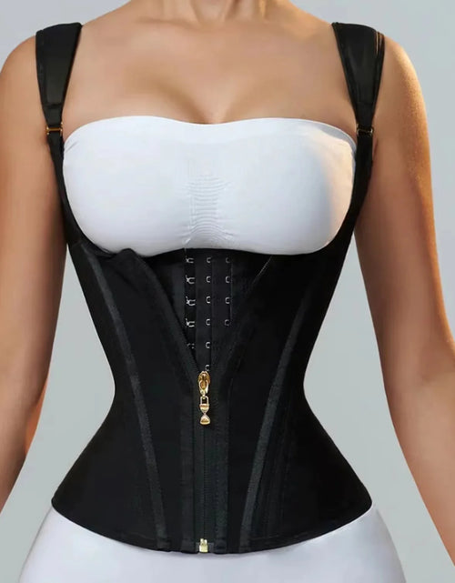 Load image into Gallery viewer, Retro Zipper Breasted Shapewear Top
