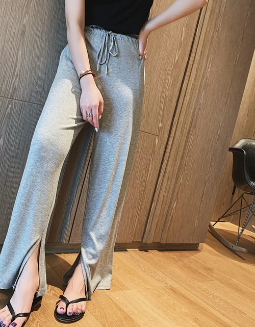 Load image into Gallery viewer, Split Hem Modal Lounge Pants (Long Pants)
