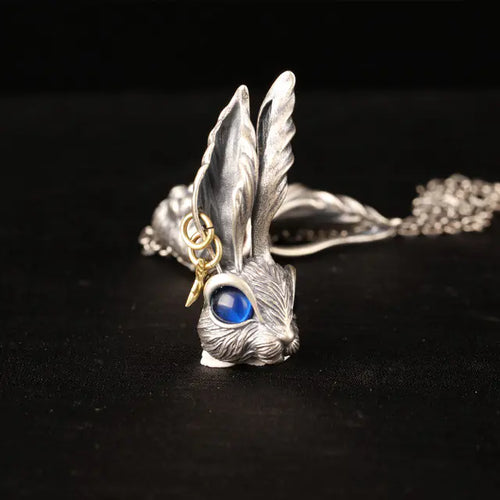 Load image into Gallery viewer, Cute Rabbit Necklace for Men and Women - Punk Rock Style

