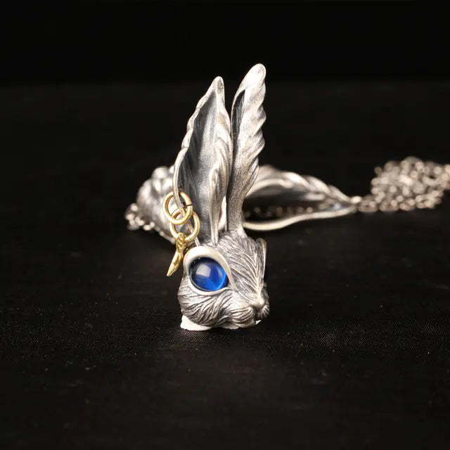 Cute Rabbit Necklace for Men and Women - Punk Rock Style