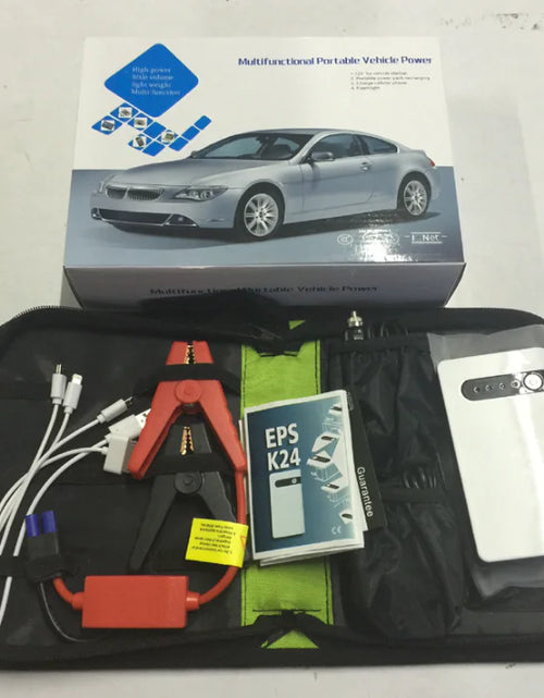 Cargar imagen en el visor de la galería, Arrancador de coche de 20000 mAh, arrancador de batería portátil con cargador de batería portátil
