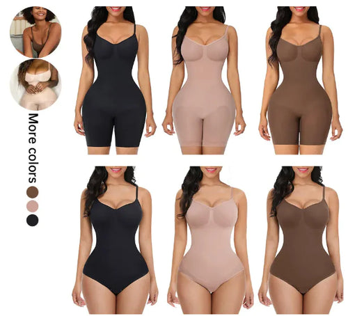 Load image into Gallery viewer, Plus Size Women's Stretch Shapewear Bodysuit
