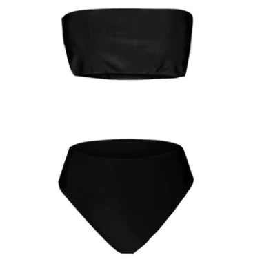 New Sexy Strapless High-Waisted Bikini Swimwear