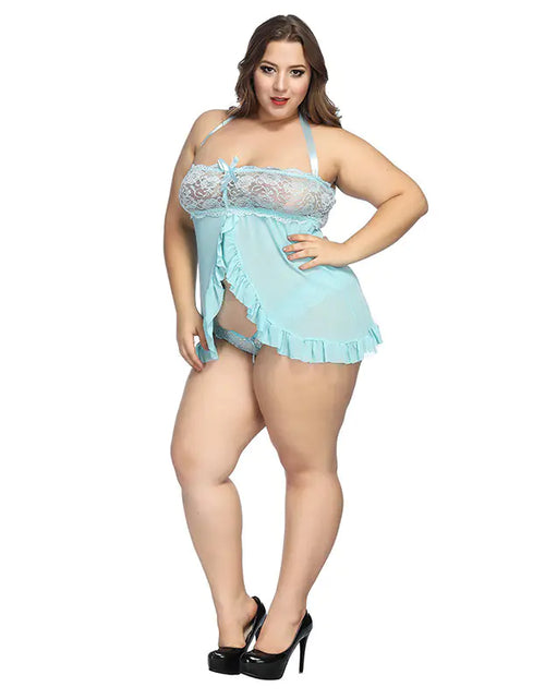 Load image into Gallery viewer, Plus Size Lace Lingerie Sleepwear for Women (Wholesale)
