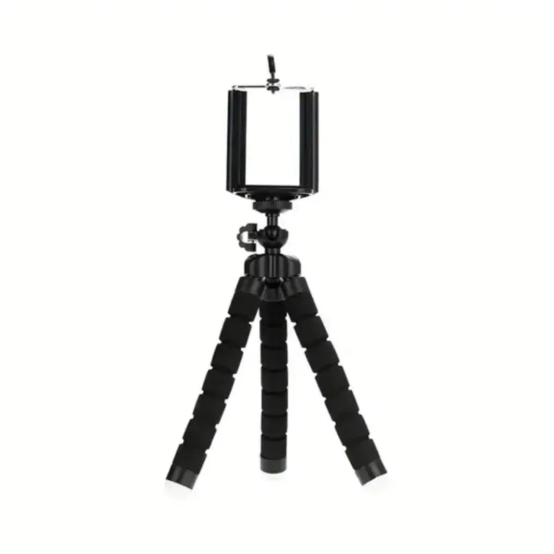 Trépied pieuvre flexible portable avec support de fixation pour téléphone