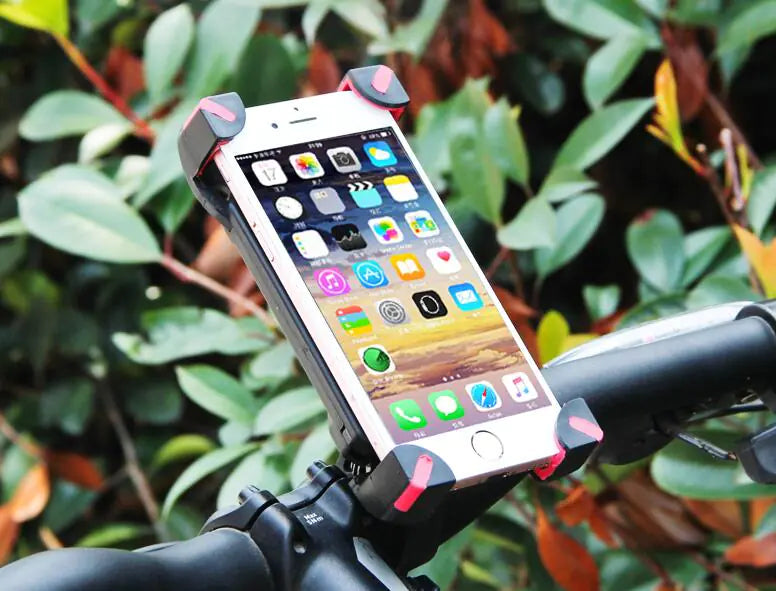 Support et fixation de téléphone pour vélo