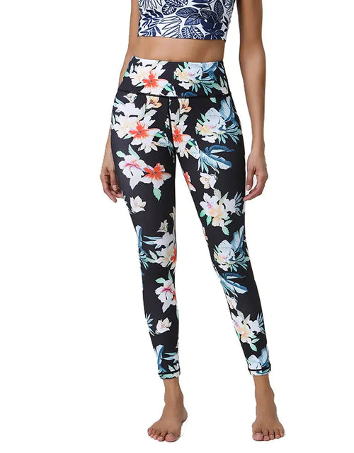 Load image into Gallery viewer, Printed Women&#39;s Yoga Running Pants
