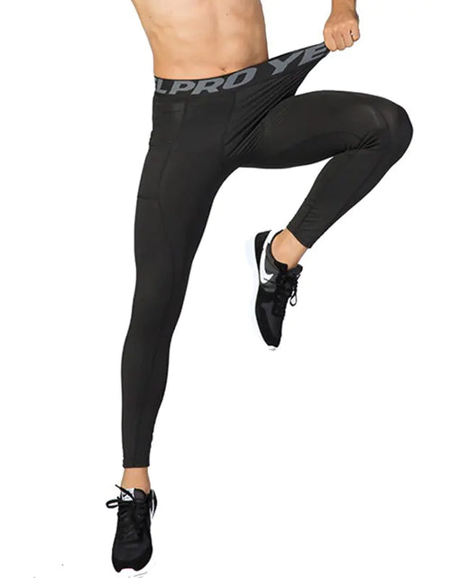 Load image into Gallery viewer, Custom Men’s Compression Leggings for Gym &amp; Running

