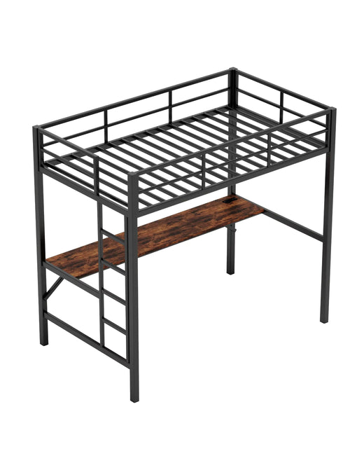 Cargar imagen en el visor de la galería, Cama alta de metal para uso doméstico
