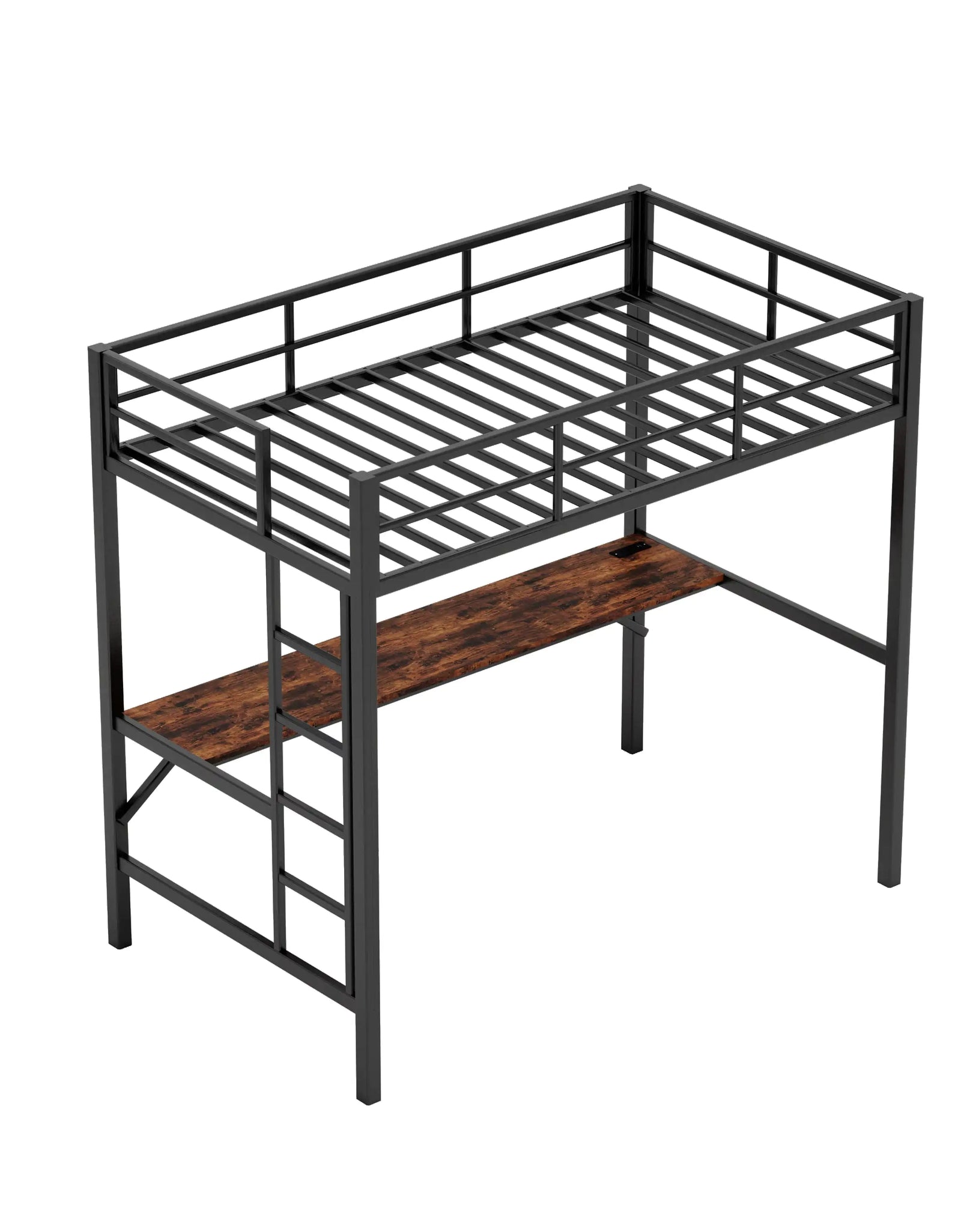 Cama alta de metal para uso doméstico