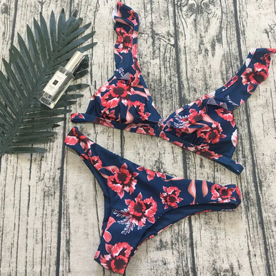 Printed Bikini Swimsuit - Sexy Swimwear