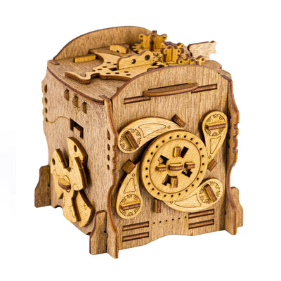 iDventure Cluebox - Captains Nemo Nautilus - Escape Room Game - Puzzle Box - Sequential 3D Puzzle for Adults - Brain Teaser - Birthday Gift Gadget for Men and Women - Money Box