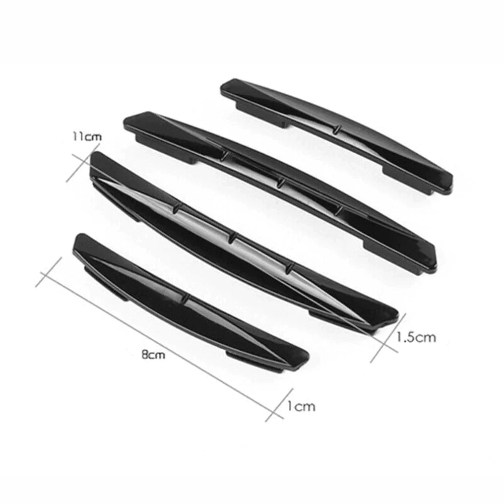 4x Cubierta de Tira Protectora Anticolisión para Borde de Puerta de Coche Accesorios