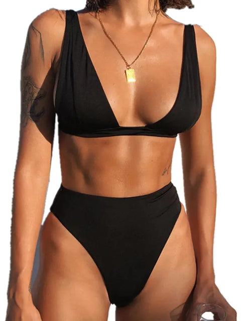 Load image into Gallery viewer, 2024 Women&#39;s Reversible Nylon Bikini Swimwear

