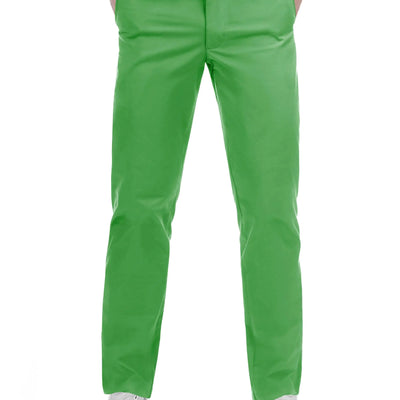 Bakery Mens Golf Pants Stretch Waist Slim Fit Tapered Classic Fit Golf Pants Size 42 Green