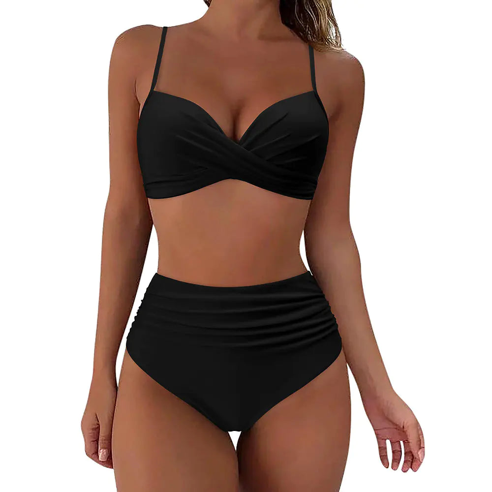 2023 Women's Sexy Cross Back Bikini Swimwear