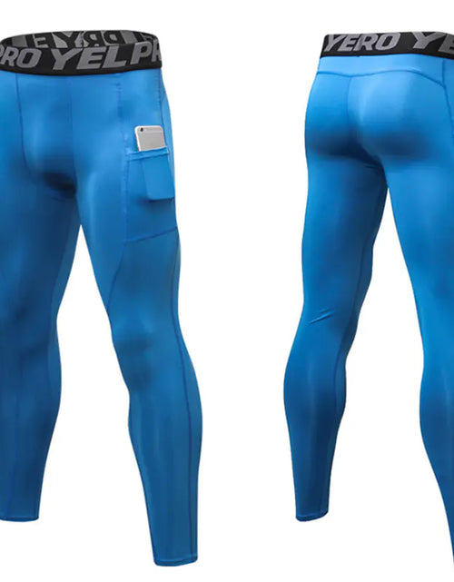 Load image into Gallery viewer, Custom Men’s Compression Leggings for Gym &amp; Running
