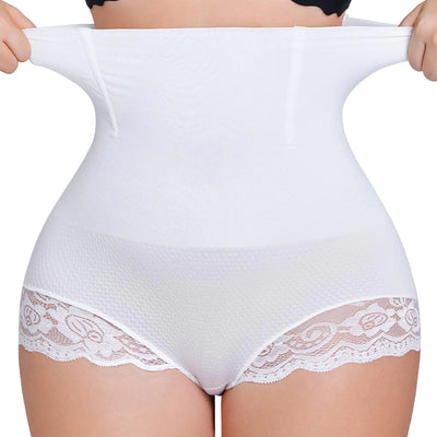 Gotoly Shapewear Tummy Control High Waist Girdles For Women Body Shaper Seamless Butt Lifting Shapewear(WhiteLarge)