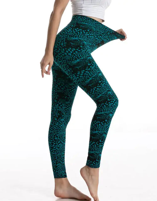 Load image into Gallery viewer, Leopard Print High Waist Gym Leggings
