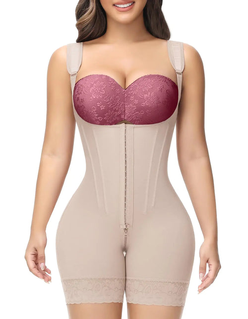 Load image into Gallery viewer, SHAPSHE Faja Body Shaper Tummy Control Womens Stomach Shapewear Girdle for Women Butt Lifter Waist Cincher Fupa Control Shapewear Bodysuit Fajas Colombianas Moldeadoras Invisibles Nude
