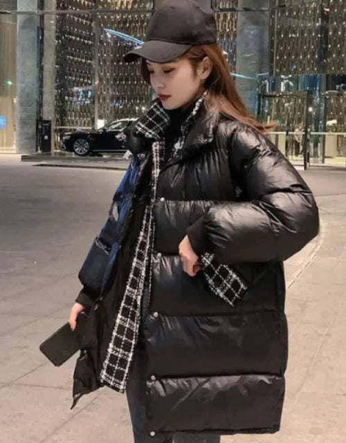 Load image into Gallery viewer, Women&#39;s Long Shiny Down Jacket
