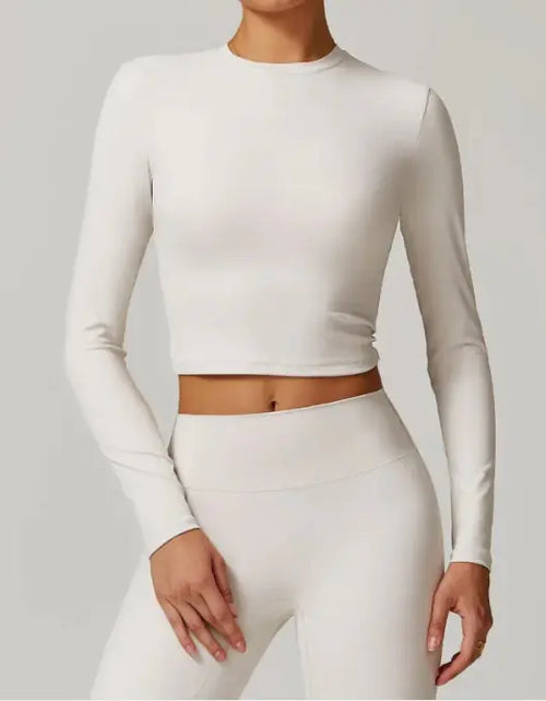 Load image into Gallery viewer, Slim Fit Long Sleeve Yoga Wear
