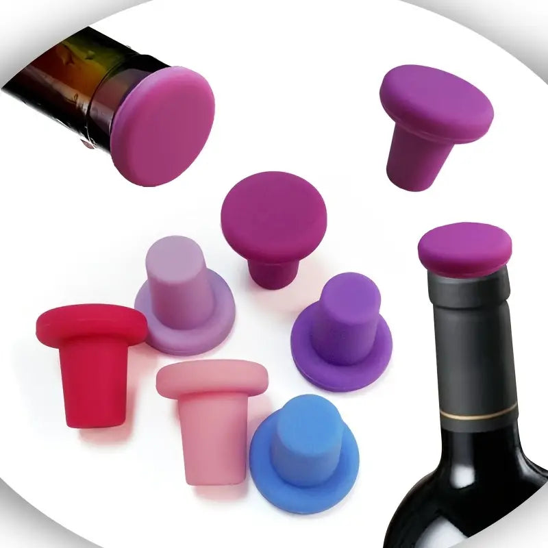 Silicone Wine Bottle Stopper - Single Piece