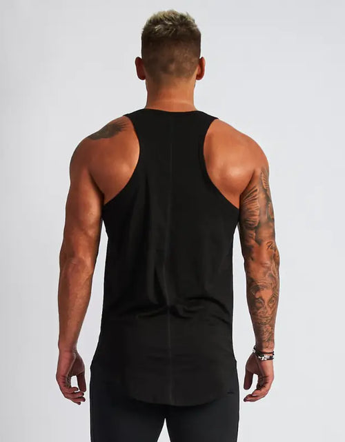 Load image into Gallery viewer, Men&#39;s Cotton Sleeveless Gym Fitness Training Vest
