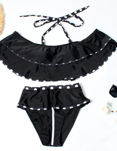 Load image into Gallery viewer, Plus Size Color Block Bikini Swimwear Set
