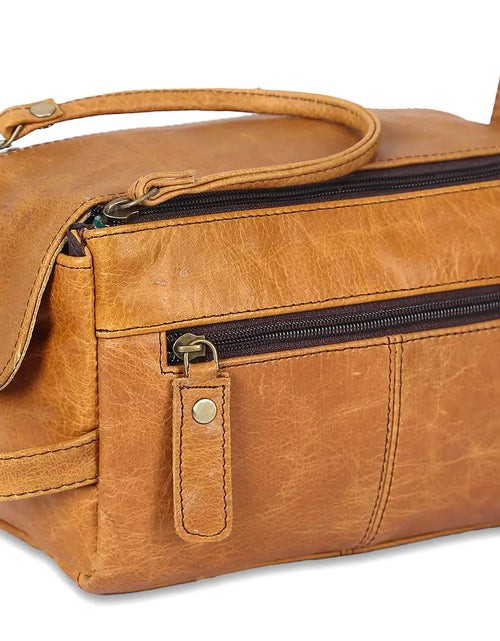 Load image into Gallery viewer, CRAFAT Toiletry Bag for Men - Travel Toiletry Bag for Men - Leather Dopp Kit Shaving Bag for Mens - Gifts for Men Who Have Everything
