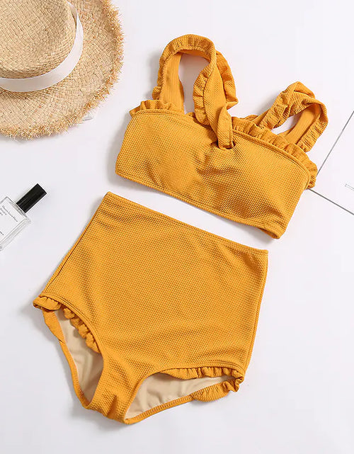 Load image into Gallery viewer, Korean Style High Waist Bikini Swimwear for Women
